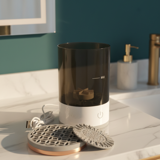 Limpiador de brochas electrico-limpieza profesional para tus brochas